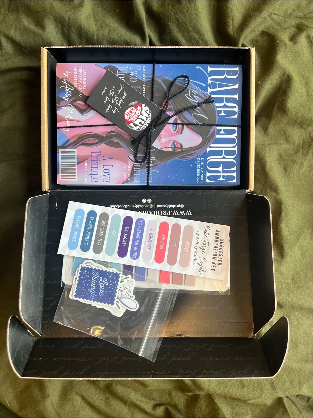 Probably Smut: Rake Forge Royals Subscription Box with Annotation Kit